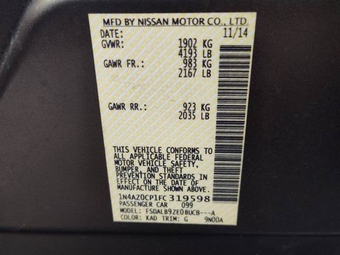 Used 2015 Nissan Leaf S FWD image 26
