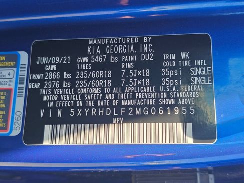 Used 2021 Kia Sorento EX w/ Panoramic Sunroof Package AWD/4WD image 31