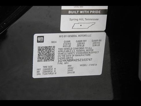 Certified 2025 Cadillac XT5 Luxury w/ LPO, Floor Liner Package AWD/4WD image 23