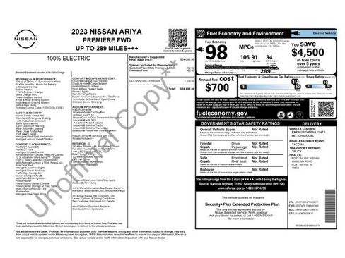 Used 2023 Nissan Ariya FWD image 2