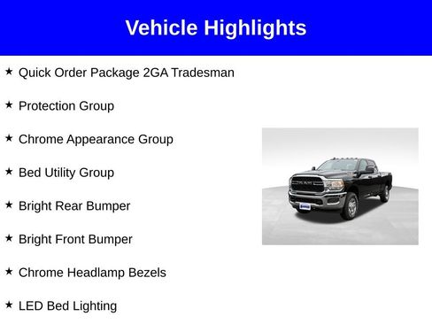 Used 2024 RAM 2500 Tradesman w/ Chrome Appearance Group AWD/4WD image 2