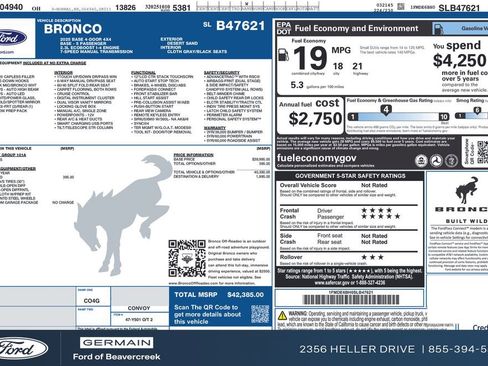 New 2025 Ford Bronco 4-Door image 29