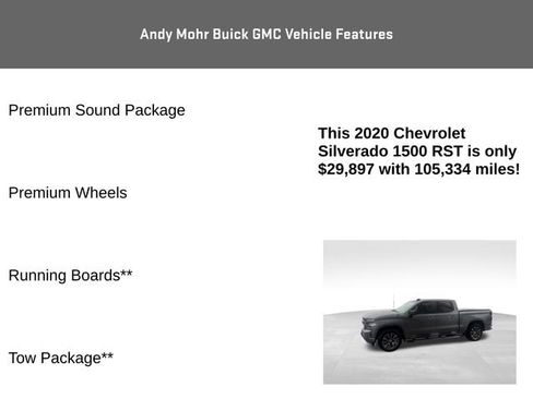 Used 2020 Chevrolet Silverado 1500 RST AWD/4WD image 8