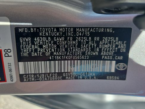 Used 2015 Toyota Camry XSE FWD image 36