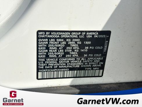 Used 2023 Volkswagen Atlas SE w/ Panoramic Sunroof Package image 16