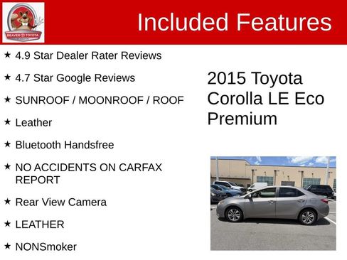 Used 2015 Toyota Corolla LE Premium FWD image 5