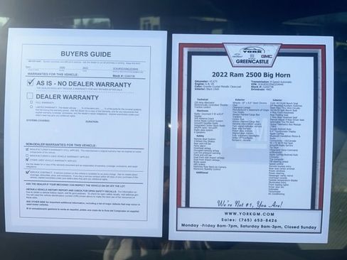 Used 2022 RAM 2500 Big Horn w/ Snow Chief Group image 14