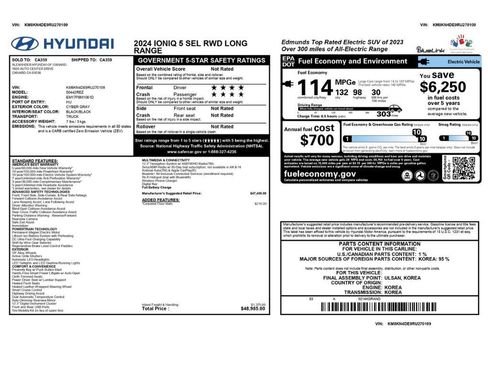Used 2024 Hyundai Ioniq 5 SEL RWD image 2