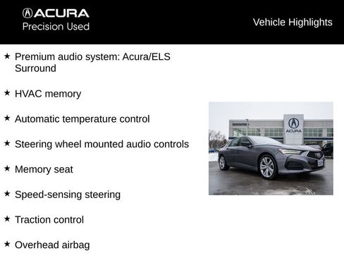 Certified 2021 Acura TLX SH-AWD w/ Technology Package image 9