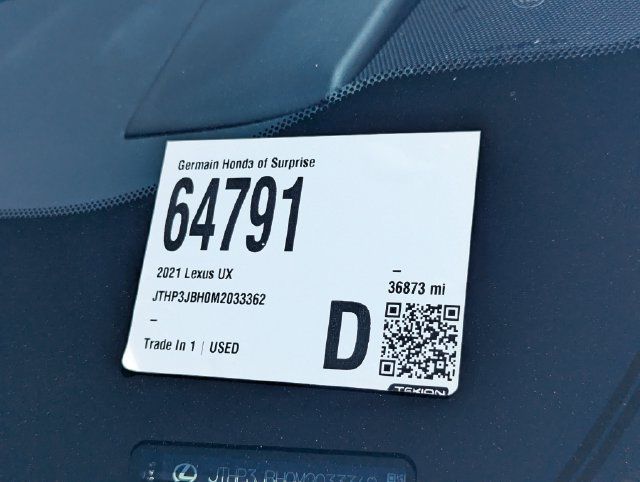 Used 2021 Lexus UX 200 w/ Premium Package FWD image 33