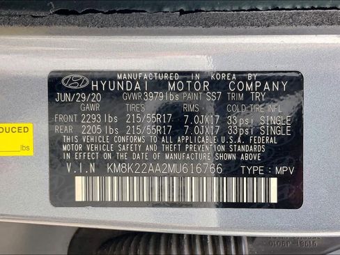 Used 2021 Hyundai Kona SEL w/ Cargo Package FWD image 35