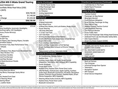 New 2025 MAZDA MX-5 Miata Grand Touring image 4