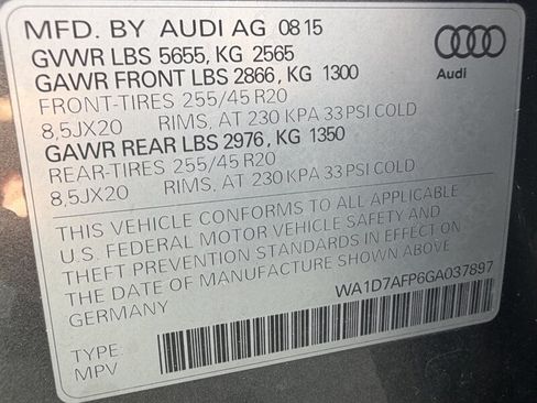 Used 2016 Audi Q5 3.0T Premium Plus AWD/4WD image 27