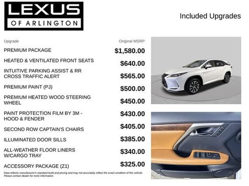 Certified 2022 Lexus RX 350L Premium w/ Premium Package AWD/4WD image 4