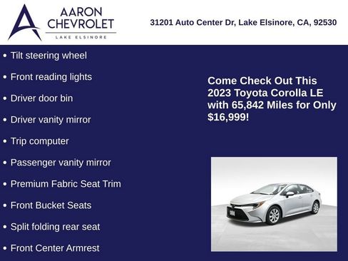 Used 2023 Toyota Corolla LE image 25