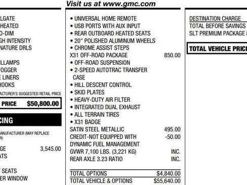 Used 2021 GMC Sierra 1500 SLT w/ SLT Premium Package AWD/4WD image 2