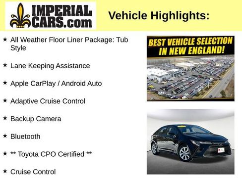 Certified 2025 Toyota Corolla LE image 3