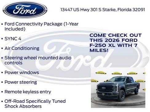 New 2026 Ford F250 XL w/ STX Appearance Package image 25