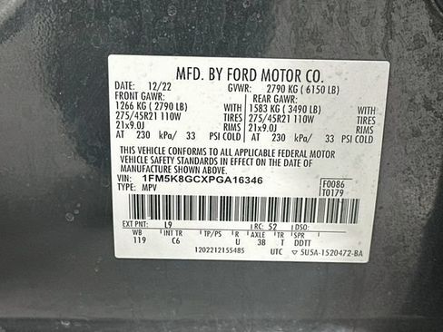 Used 2023 Ford Explorer ST w/ Equipment Group 401A AWD/4WD image 12