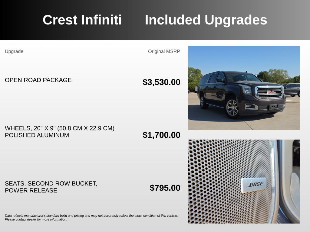 Used 2018 GMC Yukon XL SLT w/ Open Road Package RWD image 5