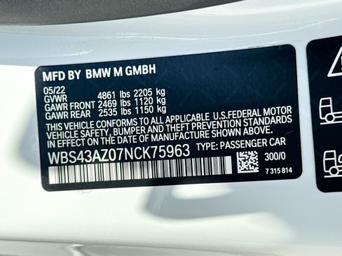 Used 2022 BMW M4 xDrive Competition w/ M Driver's Package AWD/4WD image 44
