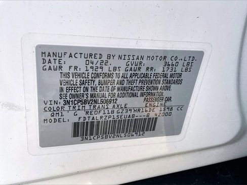 Used 2022 Nissan Kicks S image 30
