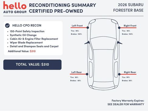 Certified 2026 Subaru Forester AWD/4WD image 6