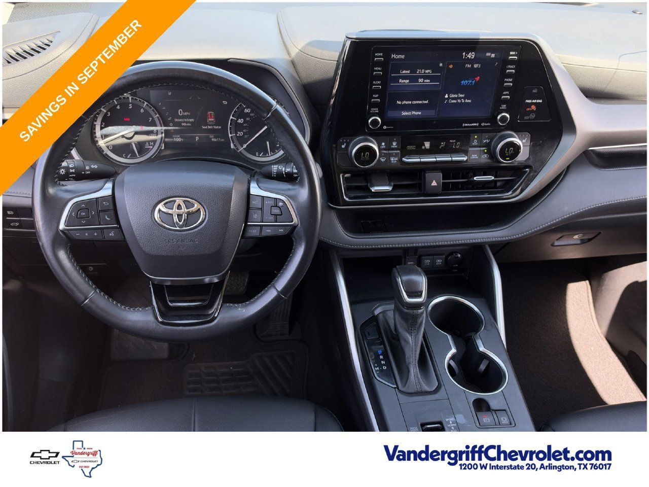 Used 2021 Toyota Highlander XLE FWD image 11