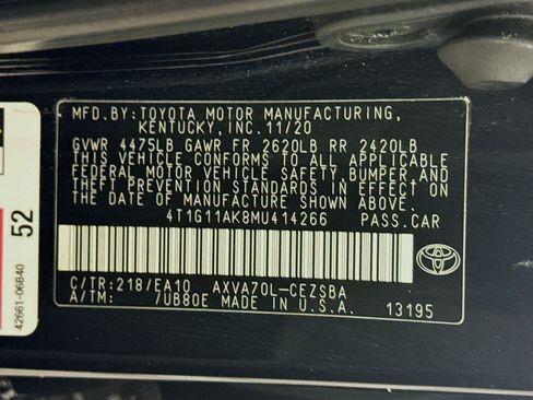 Used 2021 Toyota Camry SE FWD image 37
