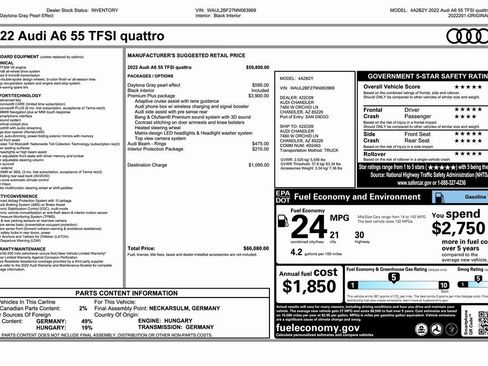 Used 2022 Audi A6 Premium Plus image 4