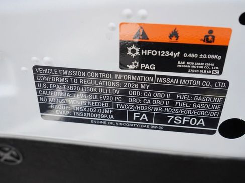 New 2026 Nissan Sentra SR w/ SR Premium Package FWD image 24