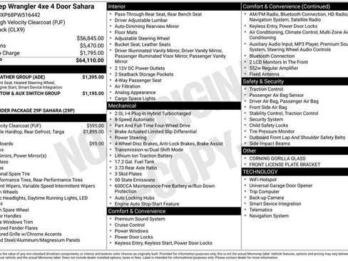 Used 2023 Jeep Wrangler Unlimited Sahara w/ Cold Weather Group image 4