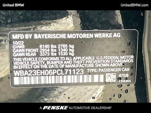 Used 2023 BMW 740i 740i w/ Parking Assistance Package image 15