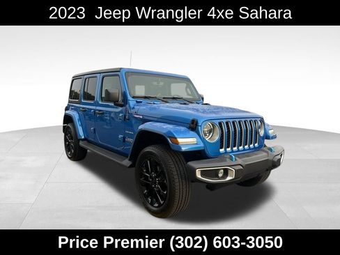 Used 2023 Jeep Wrangler Unlimited Sahara w/ Cold Weather Group image 1