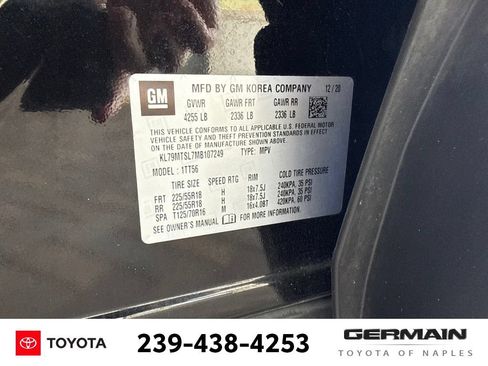 Used 2021 Chevrolet TrailBlazer RS w/ Technology Package FWD image 24
