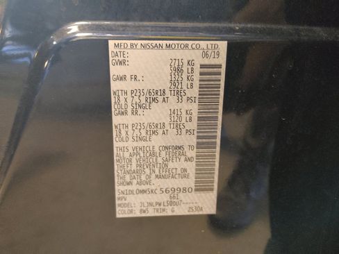 Used 2019 INFINITI QX60 Pure AWD/4WD image 33