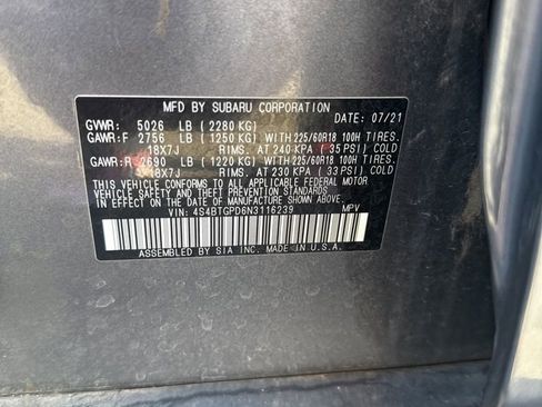 Certified 2022 Subaru Outback Touring XT w/ Tech Package 2 image 23