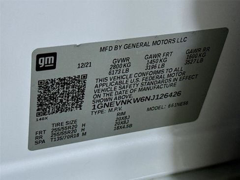 Used 2022 Chevrolet Traverse High Country AWD/4WD image 36