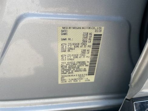 Used 2020 Nissan Murano SV FWD image 46