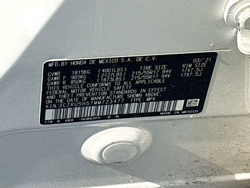 Used 2021 Honda HR-V EX image 32