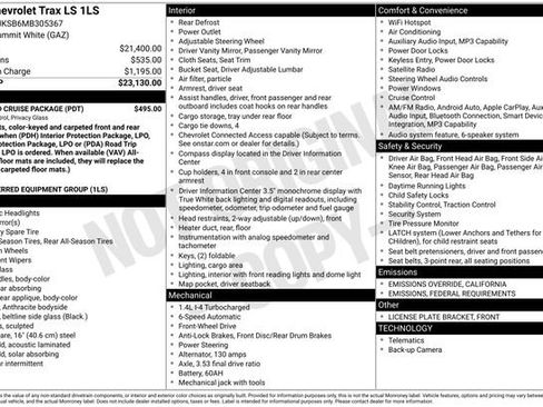 Used 2021 Chevrolet Trax LS w/ Tint and Cruise Package image 3