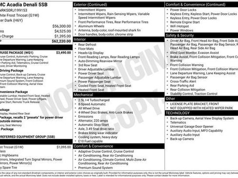 Used 2024 GMC Acadia Denali w/ Super Cruise Package image 39