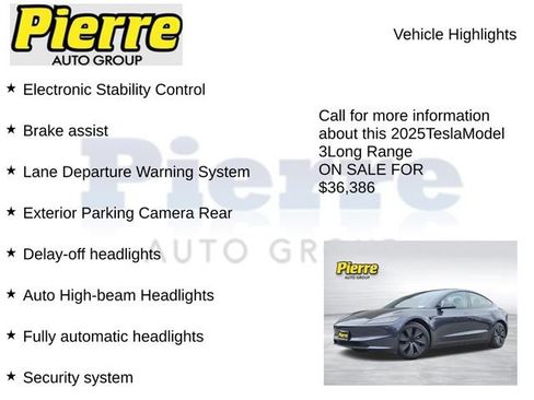 Used 2025 Tesla Model 3 Long Range RWD image 14