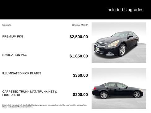 Used 2012 INFINITI G37 x w/ Premium Pkg image 11