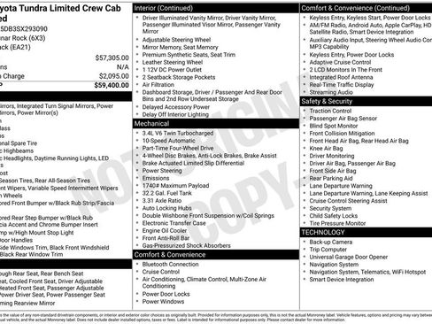 Used 2025 Toyota Tundra Limited AWD/4WD image 8