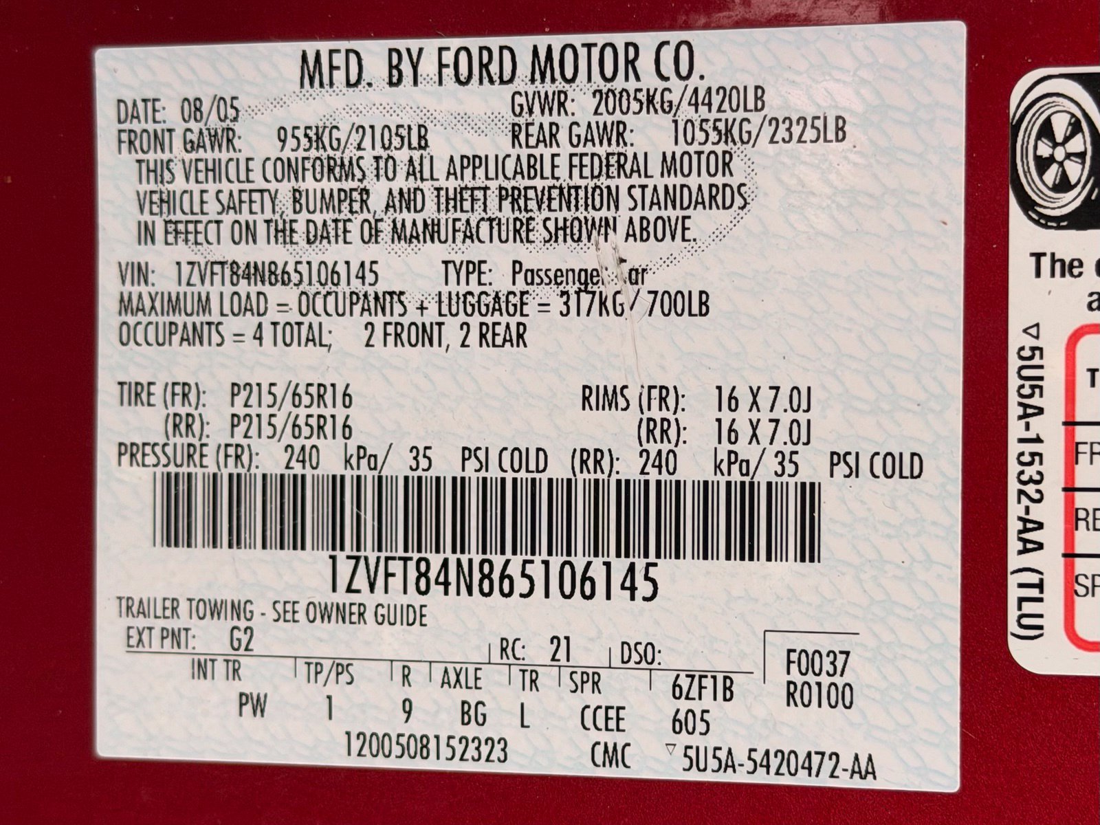 Used 2006 Ford Mustang Convertible RWD image 42
