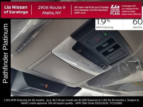 New 2026 Nissan Pathfinder Platinum image 28