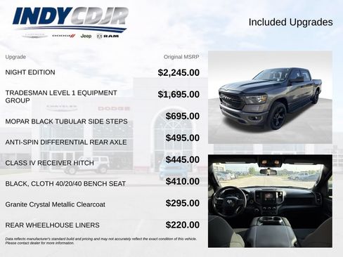 Used 2024 RAM 1500 Tradesman w/ Night Edition AWD/4WD image 4