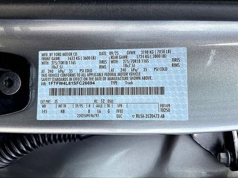 New 2025 Ford F150 Tremor w/ Equipment Group 402A High AWD/4WD image 13