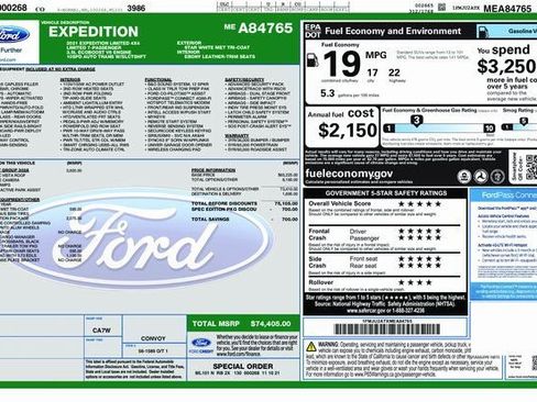 Used 2021 Ford Expedition Limited image 3